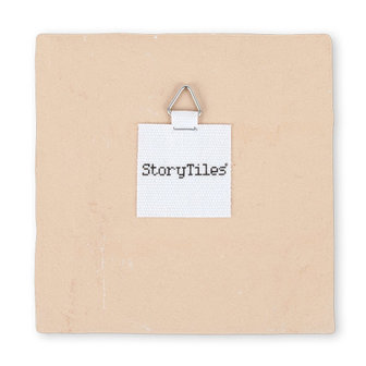 Achterzijde van de storytiles