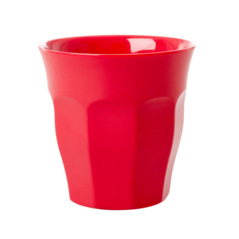 the melamine cup red from rice