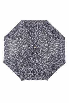 de opvouwbare paraplu met blad print van Zusss