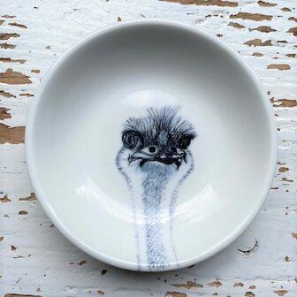 Tapasschaaltje met struisvogel van het merk Vanons2