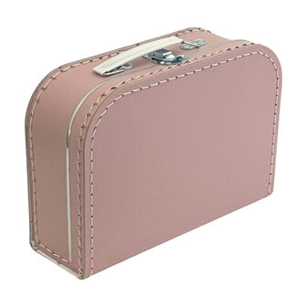 Koffertje oud roze 25cm
