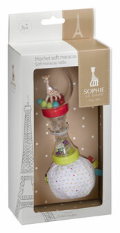 Sophie de giraf zachte maracas rammelaar in geschenkverpakking