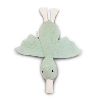 Funnies tutdoek eend stone green