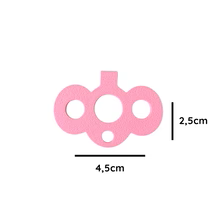 Muuss kunstbloemschakel van Joeff