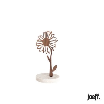 De walnoothouten levensbloemen van Joeff