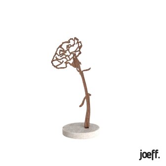 De walnoothouten levensbloemen van Joeff