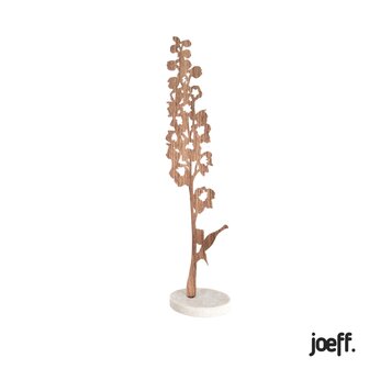 De walnoothouten levensbloemen van Joeff