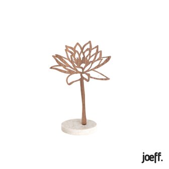 De walnoothouten levensbloemen van Joeff