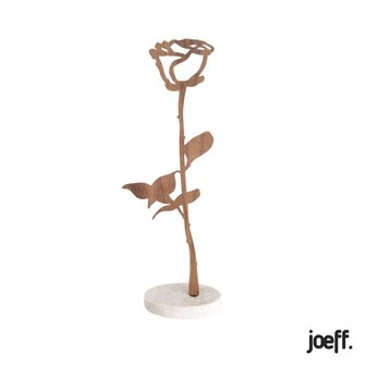 De walnoothouten levensbloemen van Joeff