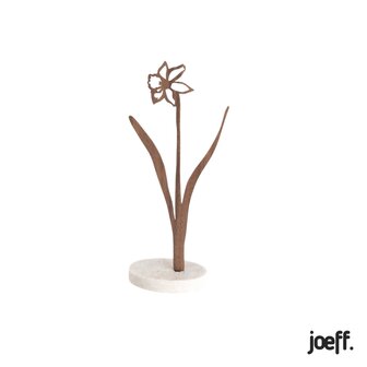 De walnoothouten levensbloemen van Joeff