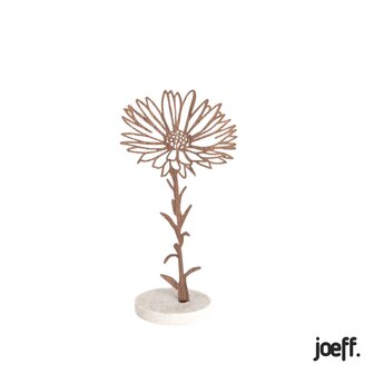 De walnoothouten levensbloemen van Joeff