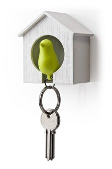 Qualy sparrow key wit/groen