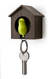 Qualy sparrow key bruin/groen