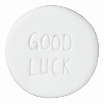 achterzijde van de good luck munt