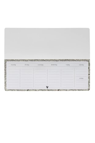 binnenzijde van de weekplanner van zusss