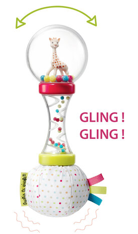 Sophie de giraf zachte maracas rammelaar