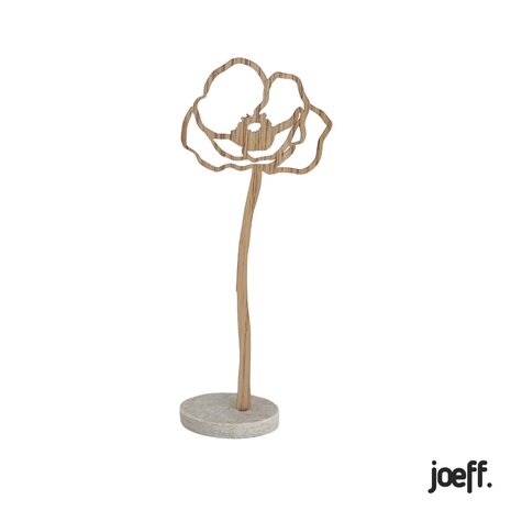 De eikenhouten levensbloemen van Joeff