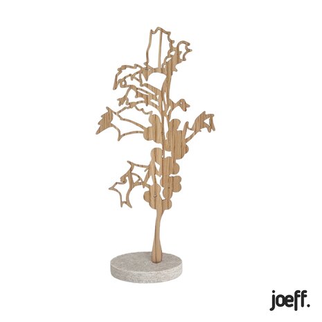 De eikenhouten levensbloemen van Joeff