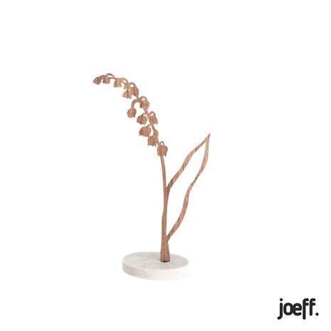 De walnoothouten levensbloemen van Joeff