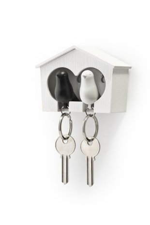Qualy sparrow key duo zwart/wit