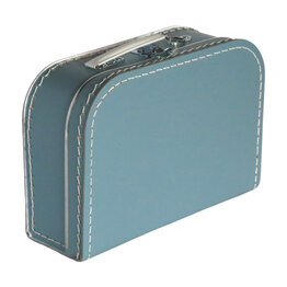 Koffertje licht blauw 25 cm